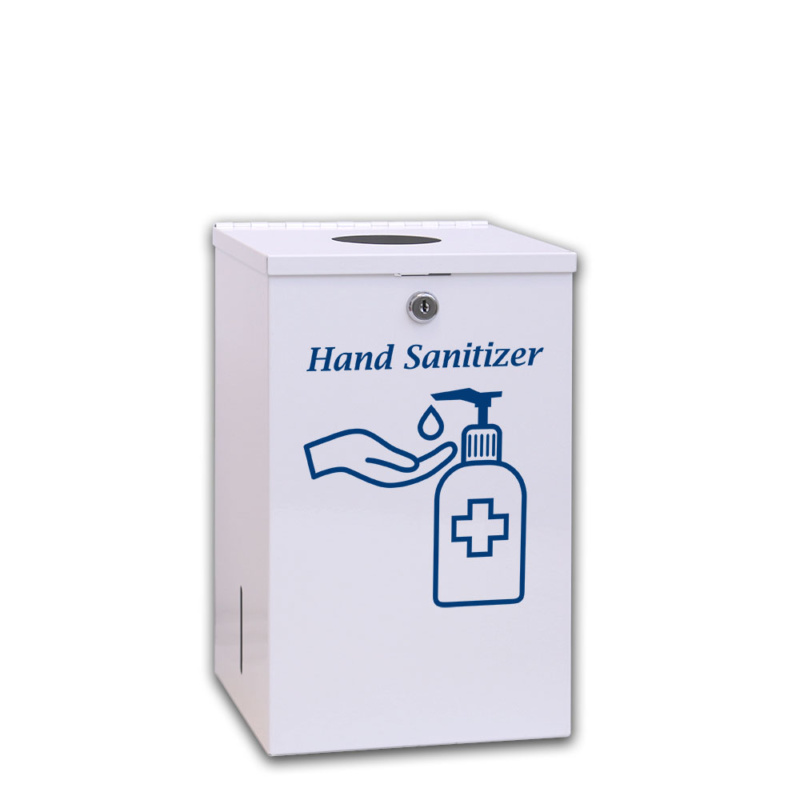 Locking Hand Sanitizer Gallon Cabinet - windycitycabinet