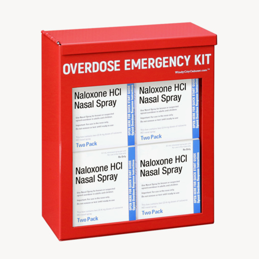 Overdose Emergency Kit Non-Locking Cabinet at WindyCity