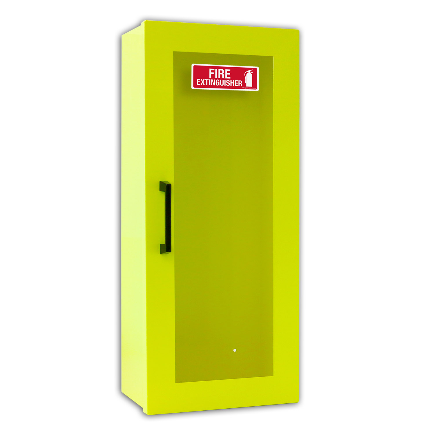 Surface Mount Metal Fire Extinguisher Cabinet, Door with Handle 